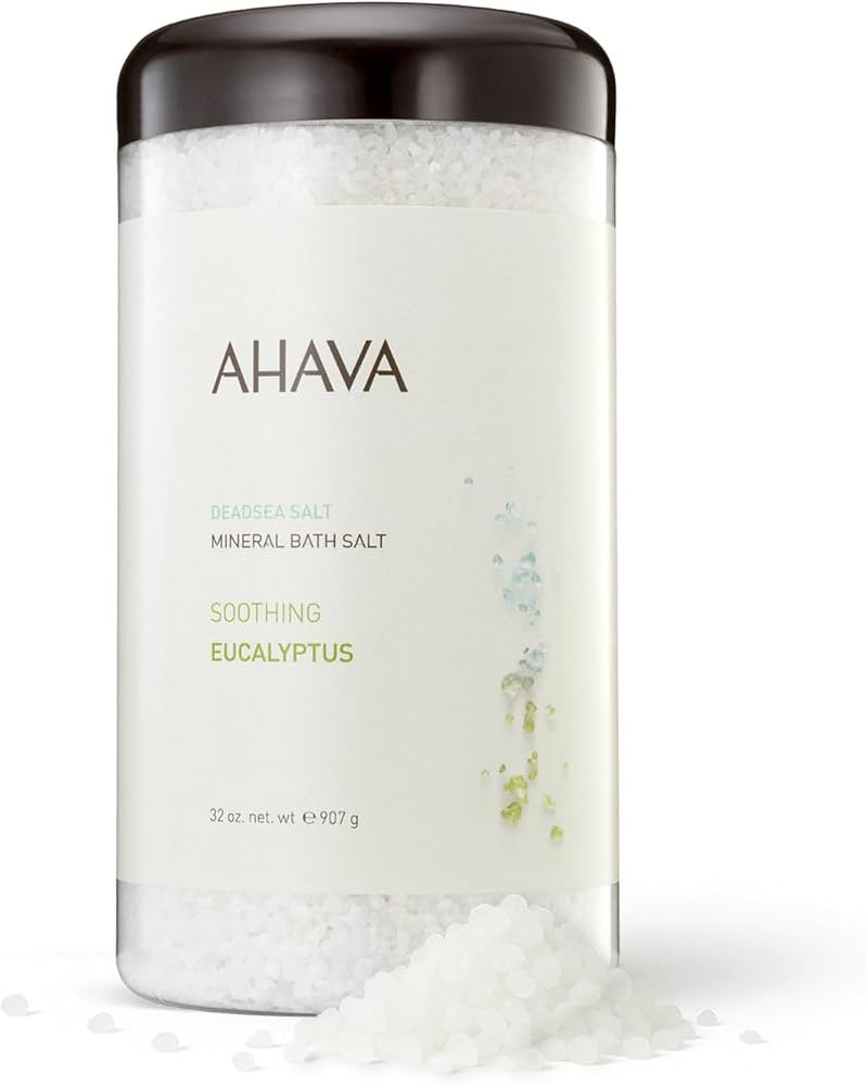 AHAVA Dead Sea Mineral Bath Salt- Intense Relaxation for Body & Mind, Elevates Moisture, Softens ... | Amazon (US)