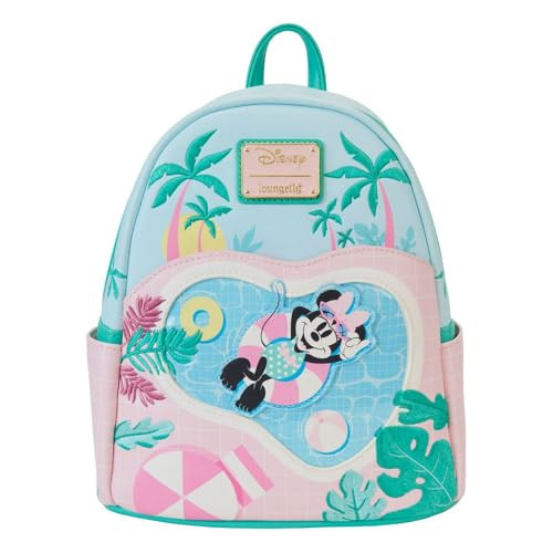 Loungefly Disney Minnie Vacation Style Poolside Mini Backpack | Minnie Mouse Bags & Backpacks Sta... | Amazon (US)