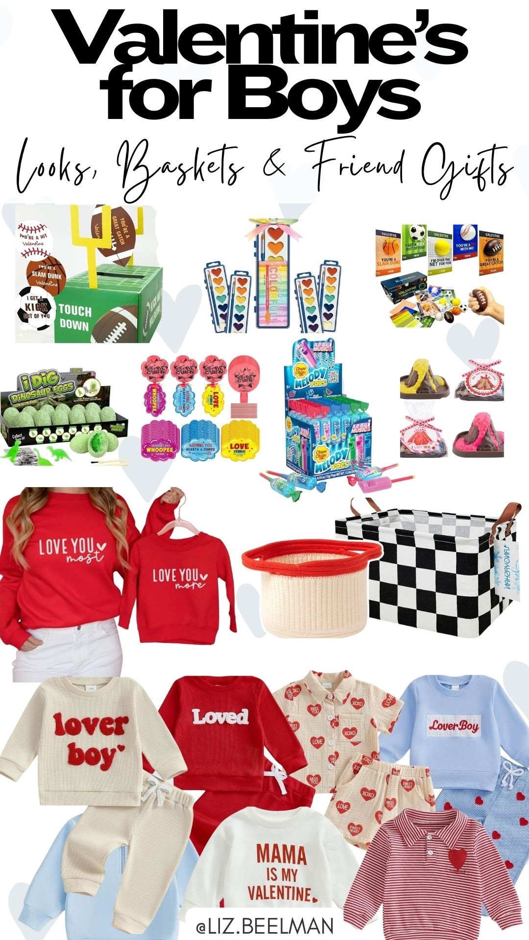 VALENTINES FOR BOYS: Looks, Baskets and Friend Gifts