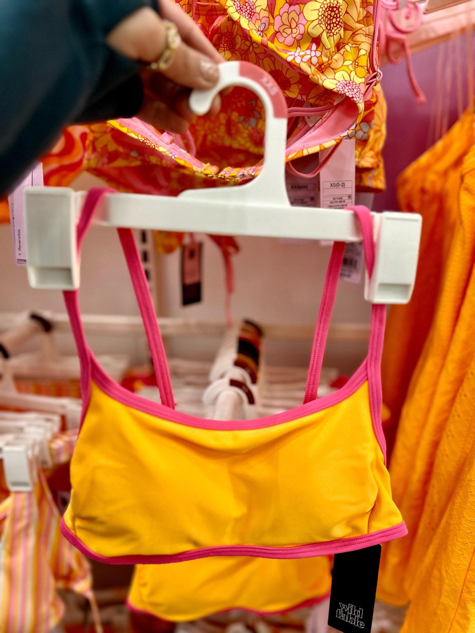 Women's Colorblock Square Neck Bralette Bikini Top - Wild Fable™ at Target 

Now 20% off till 3/11

#LTKstyletip #LTKswim #LTKsalealert