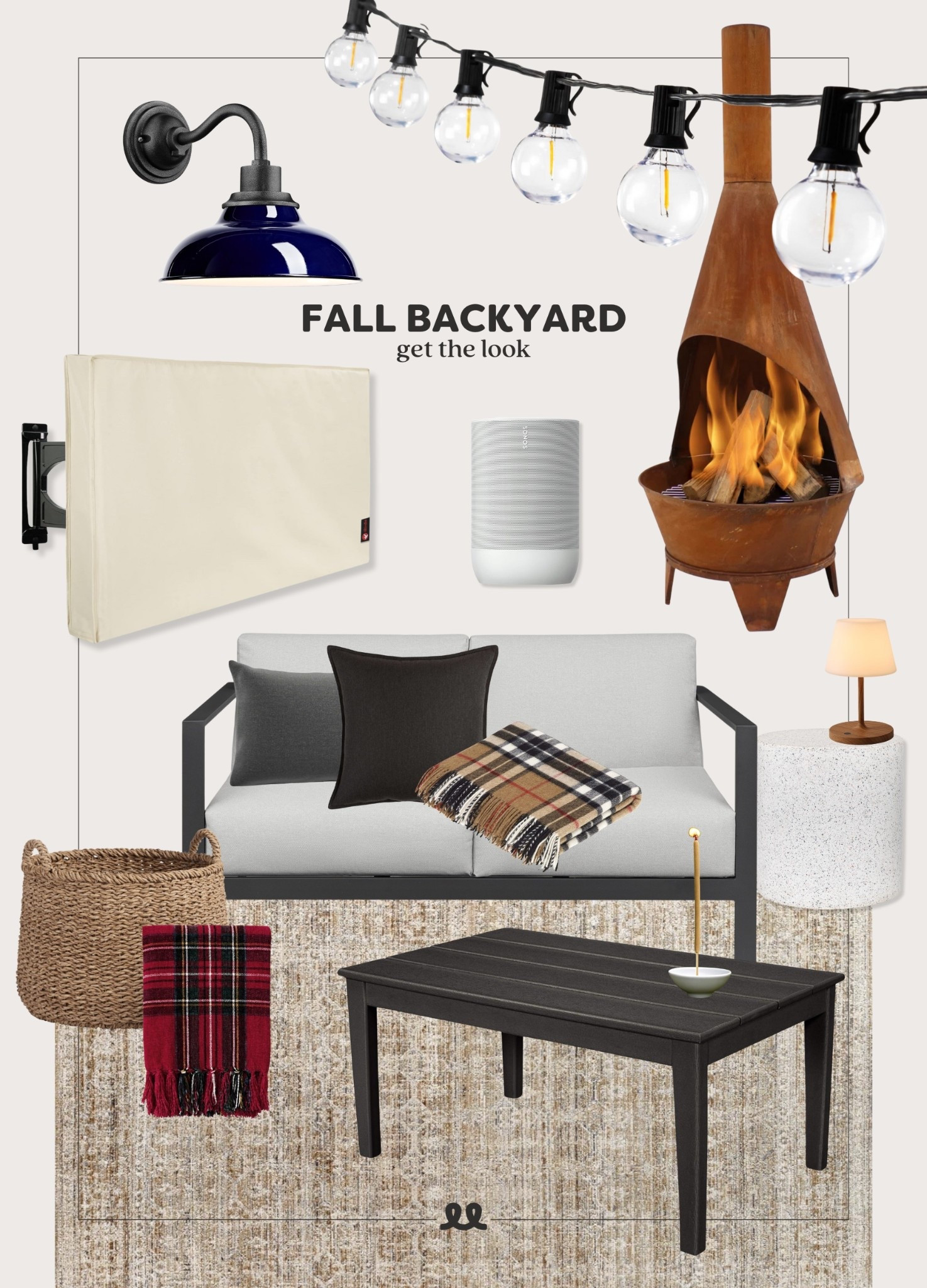 Get the look of our fall backyard, all the elements for a cozy evening outdoorr

#LTKHome #LTKSeasonal