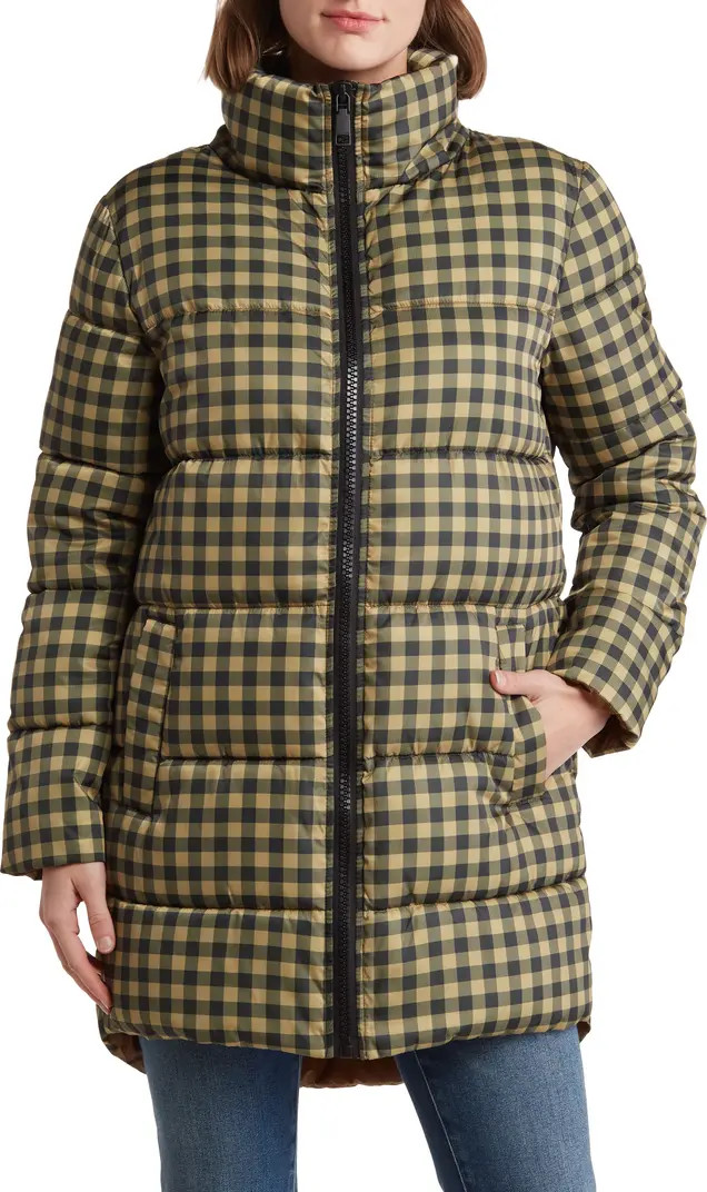 Rebecca Minkoff Gingham Print Puffer Coat | Nordstromrack | Nordstrom Rack