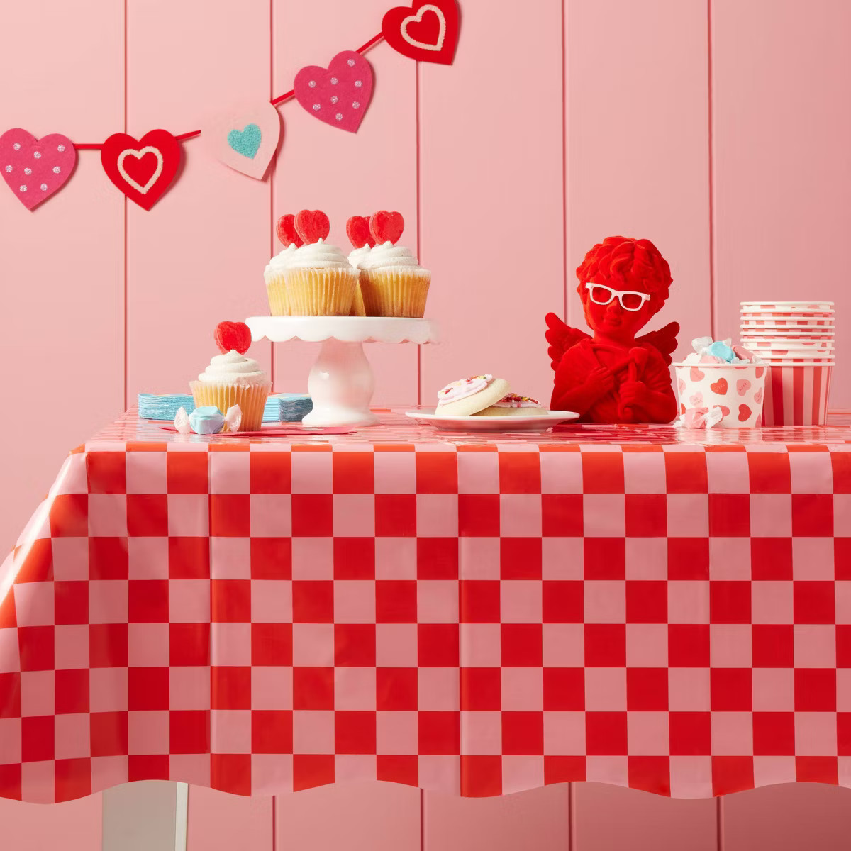 Cherub with Glasses Valentine's Day Figurine Red - Spritz™ | Target