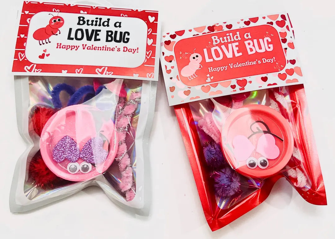 Build A Love Bug Valentine Favors - Etsy | Etsy (US)