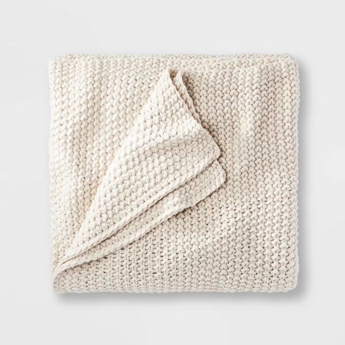 Chunky Knit Bed Blanket - Casaluna™ | Target