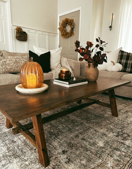 Cozy Fall living room decor🤎

#LTKhome #LTKSeasonal #LTKfindsunder50