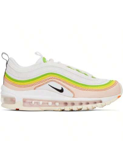White & Pink Air Max 97 Sneakers | SHEIN