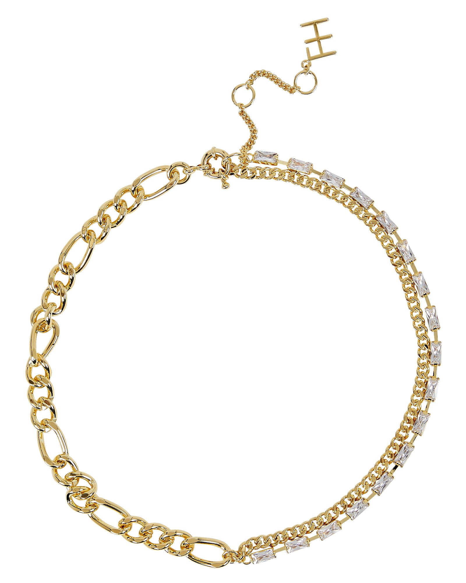 Illusion Gold-Plated Gemstone Choker | INTERMIX