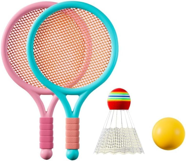 Racket Tennis for Children Outdoor Sports Badminton Racket Kindergarten Toy Set for 3-12years Old... | Amazon (US)