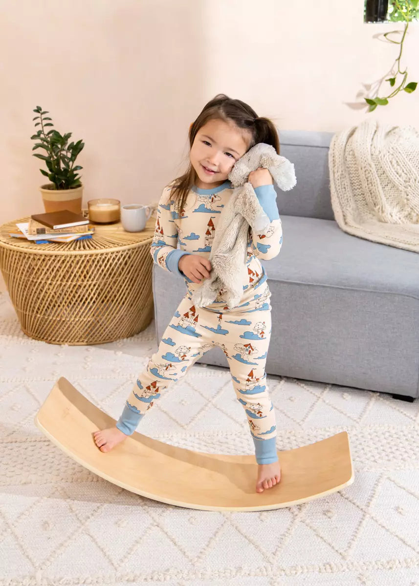 Natural Wood - Kid's Wooden Balance Board | Coco Village