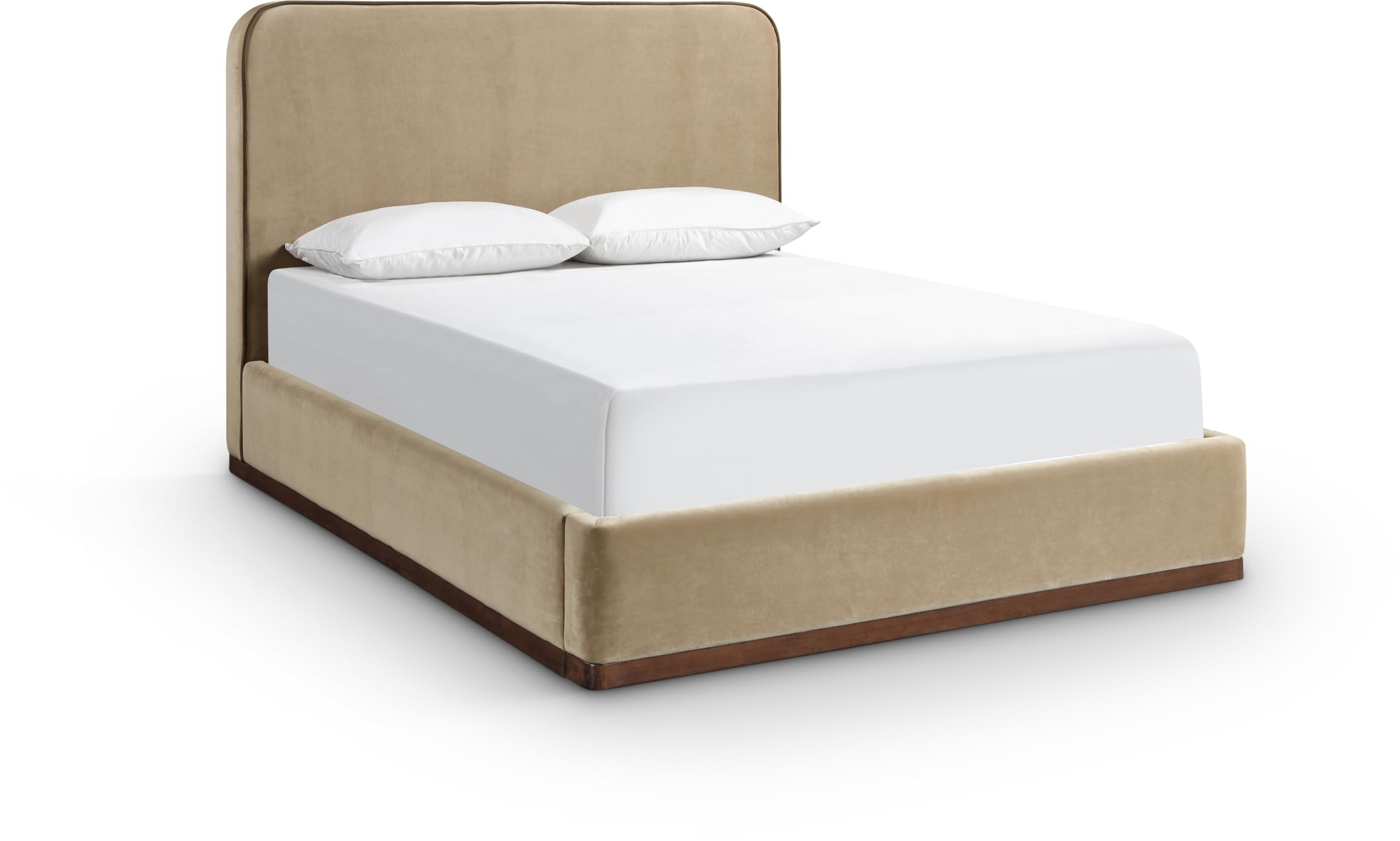 Meridian Furniture RavaBeige-K Rava Collection Modern | Contemporary King Bed with Ultra Luxe Bei... | Amazon (US)