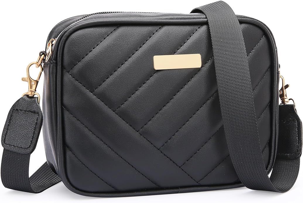 crossbody bags for women trendy cross body leather travel purses for women's crossbody handbags p... | Amazon (US)