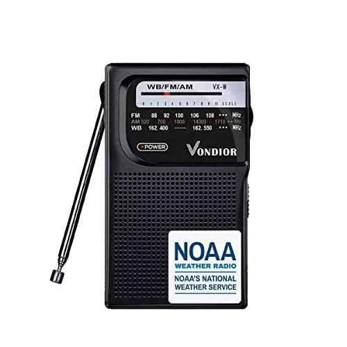 NOAA Weather Radio - Emergency NOAA/AM/FM Battery Operated Portable Radio with Best Reception. Hu... | Walmart (US)