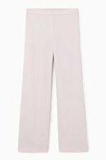 WIDE-LEG TAILORED LINEN TROUSERS - LILAC - COS | COS UK
