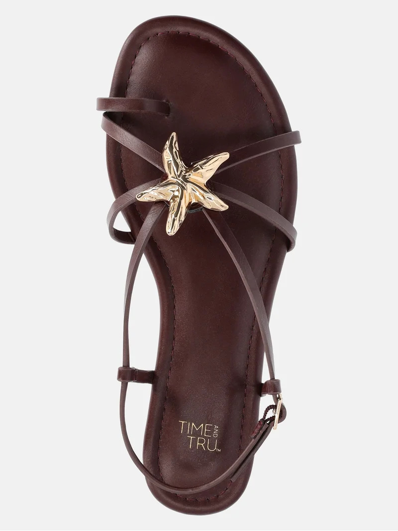 Time and Tru Women's Starfish Toe Ring Sandals | Walmart (US)
