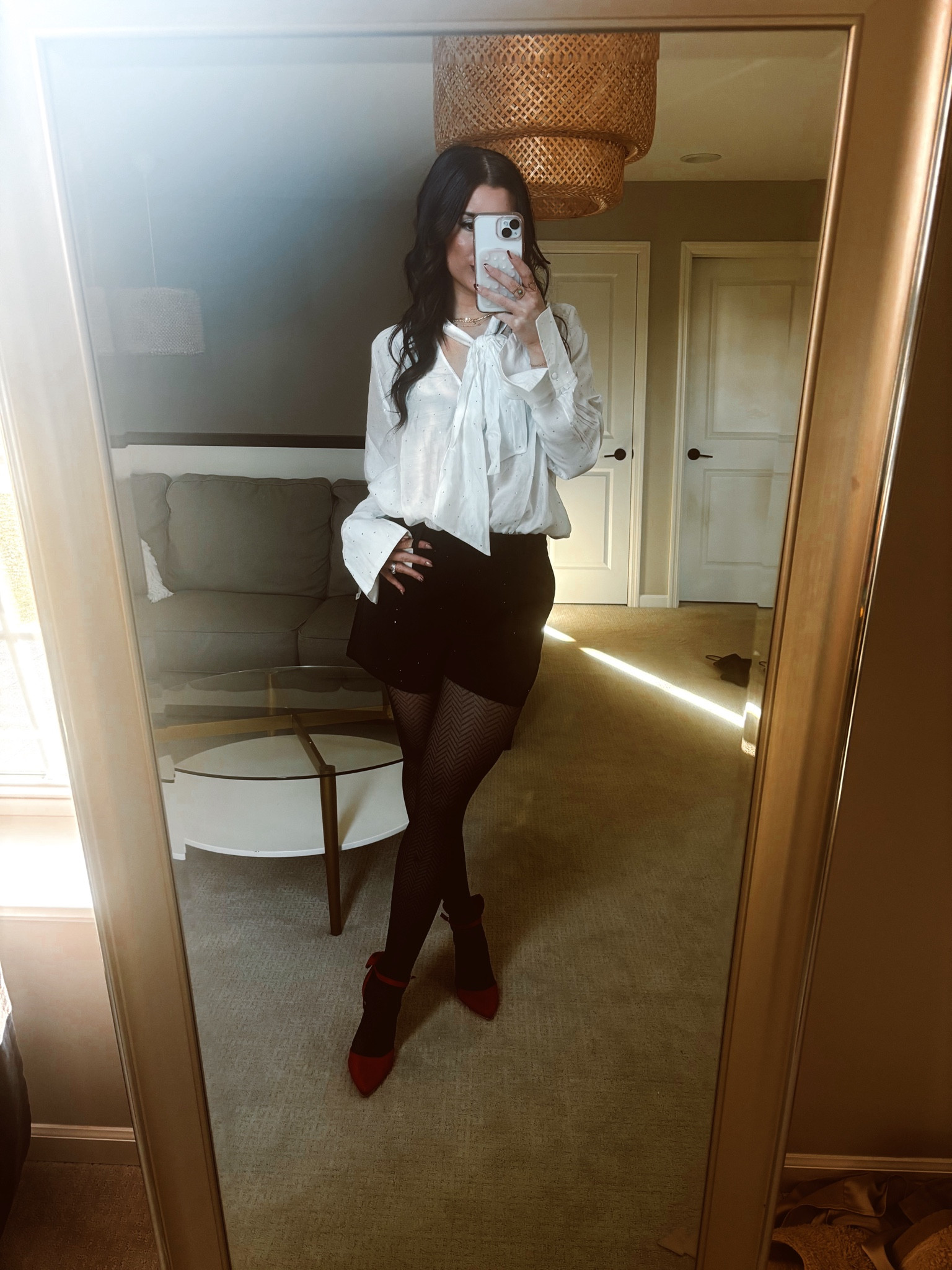 The perfect festive outfit for your office holiday party! Pair it with a faux leather blazer and your favorite bag for a completed look! 

#LTKSeasonal #LTKFindsUnder50 #LTKHoliday