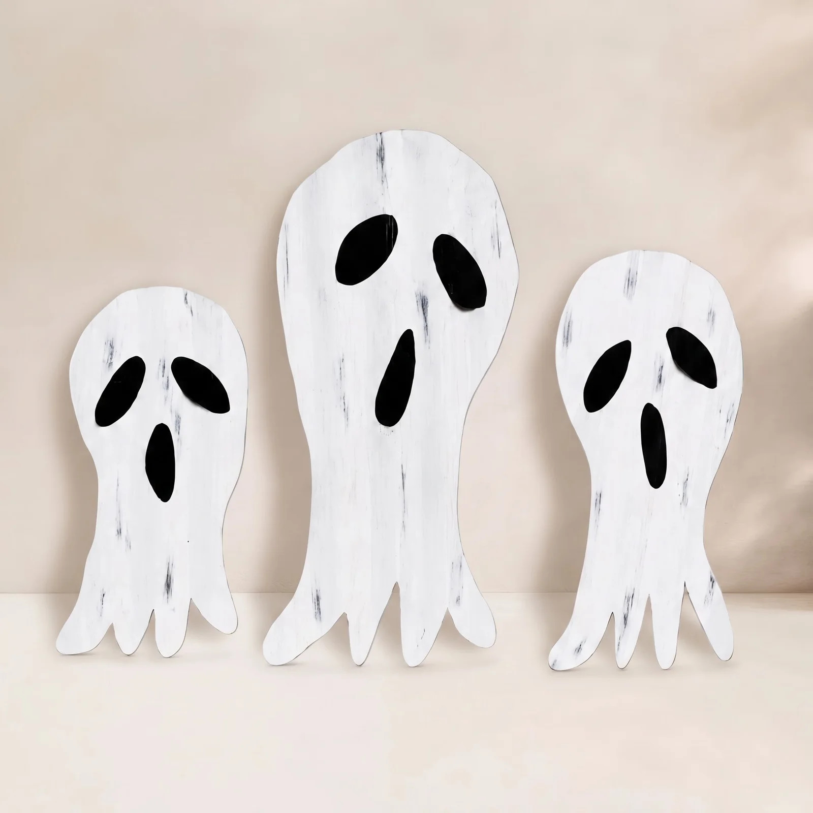 Corrugated Ghost Yard Art Figurine Set (Set of 3) | Birch Lane