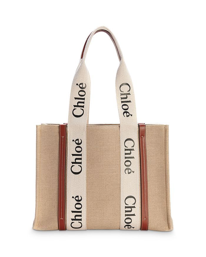 Chlo&eacute; Woody Medium Canvas Tote Back to Results -  Handbags - Bloomingdale's | Bloomingdale's (US)