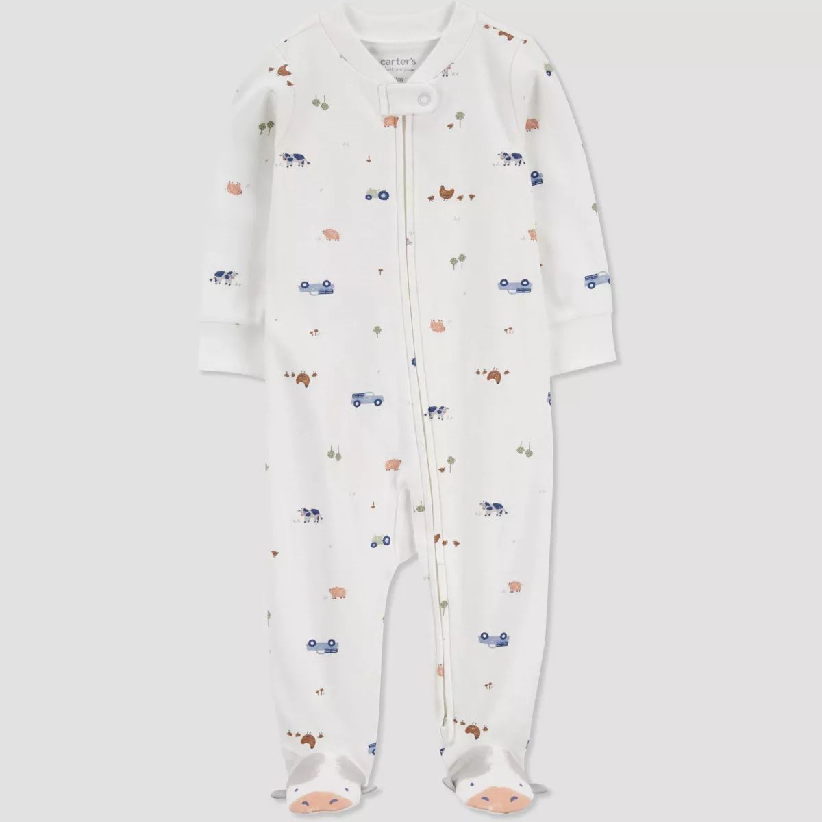 Carter's Just One You® Baby Farm Animals Sleep N' Play - White | Target