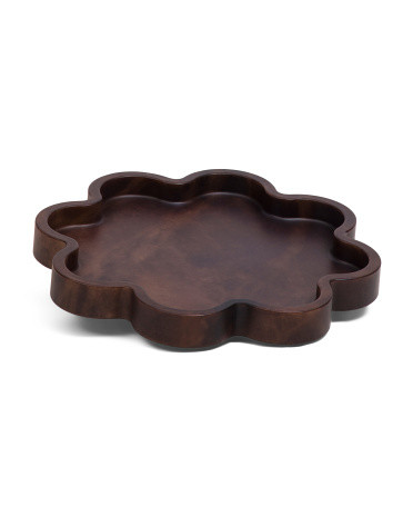Made In Italy 10in Cumulus Solid Alabaster Tray | TJ Maxx