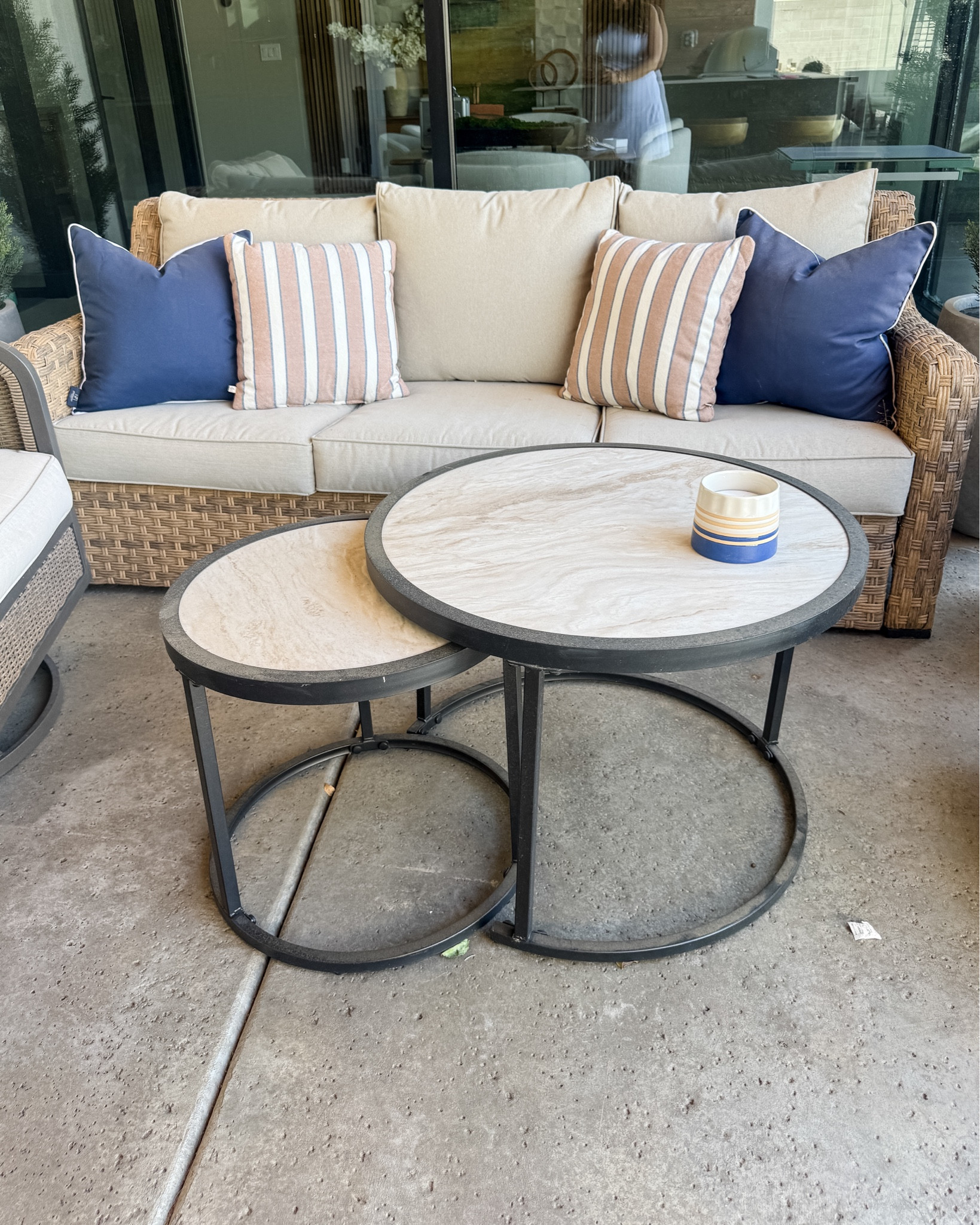 Walmart River Oaks Patio Furniture Nesting Tables have lasted me years even in rough winters and super hot summers! #summerpatio #patiofurniture

#LTKdayinmylife #LTKSeasonal #LTKHome