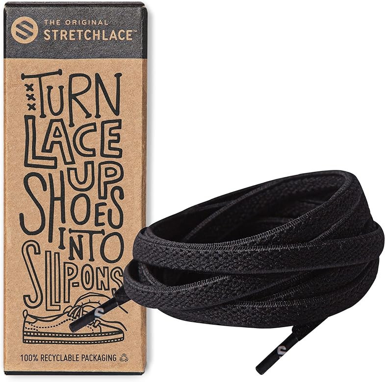 THE ORIGINAL STRETCHLACE | Elastic Shoe Laces | As Seen on Shark Tank | Flat Stretch Shoelaces | Amazon (US)