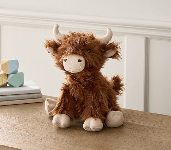 Highland Cow Farmyard Plush | Pottery Barn Kids