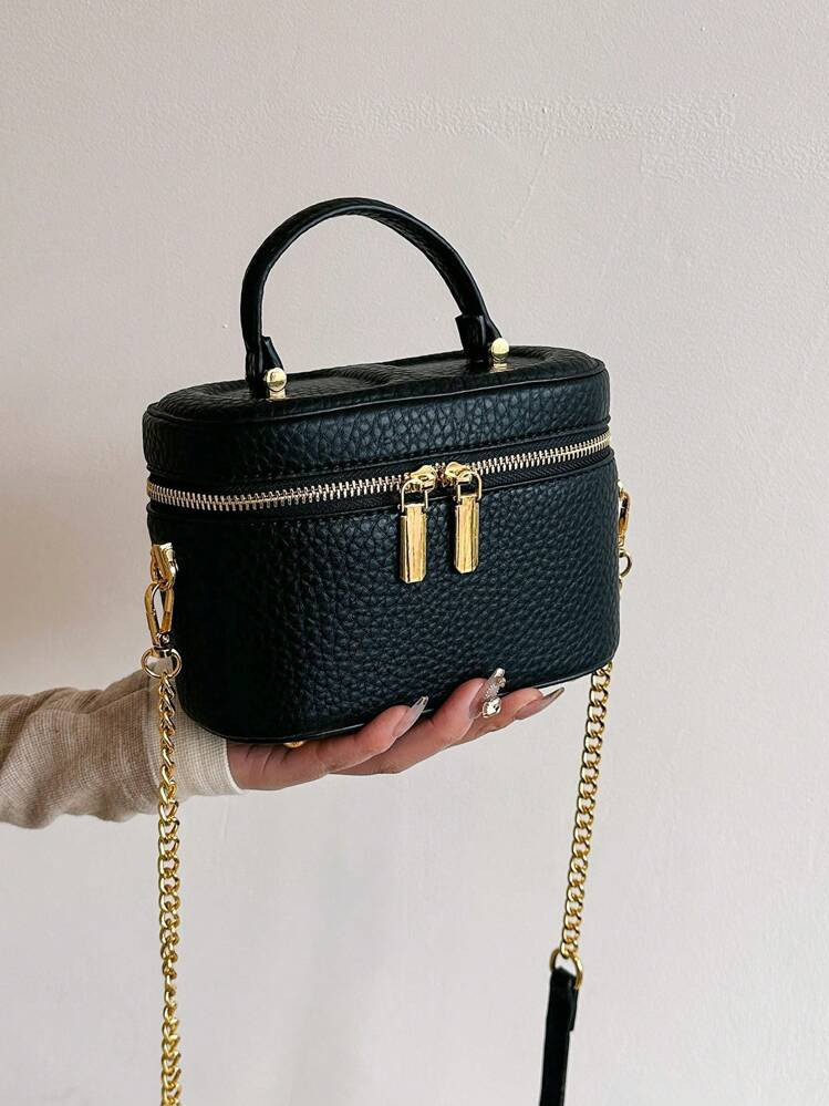 Women's Autumn Winter New PU Large Capacity Simple Fashion Bucket Bag Shoulder Bag Crossbody Bag | SHEIN