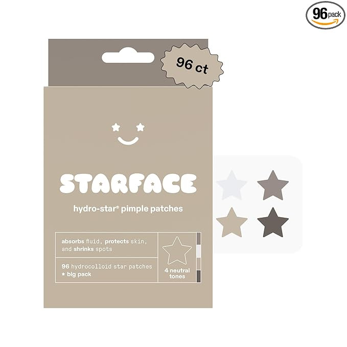 Starface Hydro-Star Earth Pimple Patches BIG PACK, Hydrocolloid, Clinically Proven Spot Shrinking... | Amazon (US)