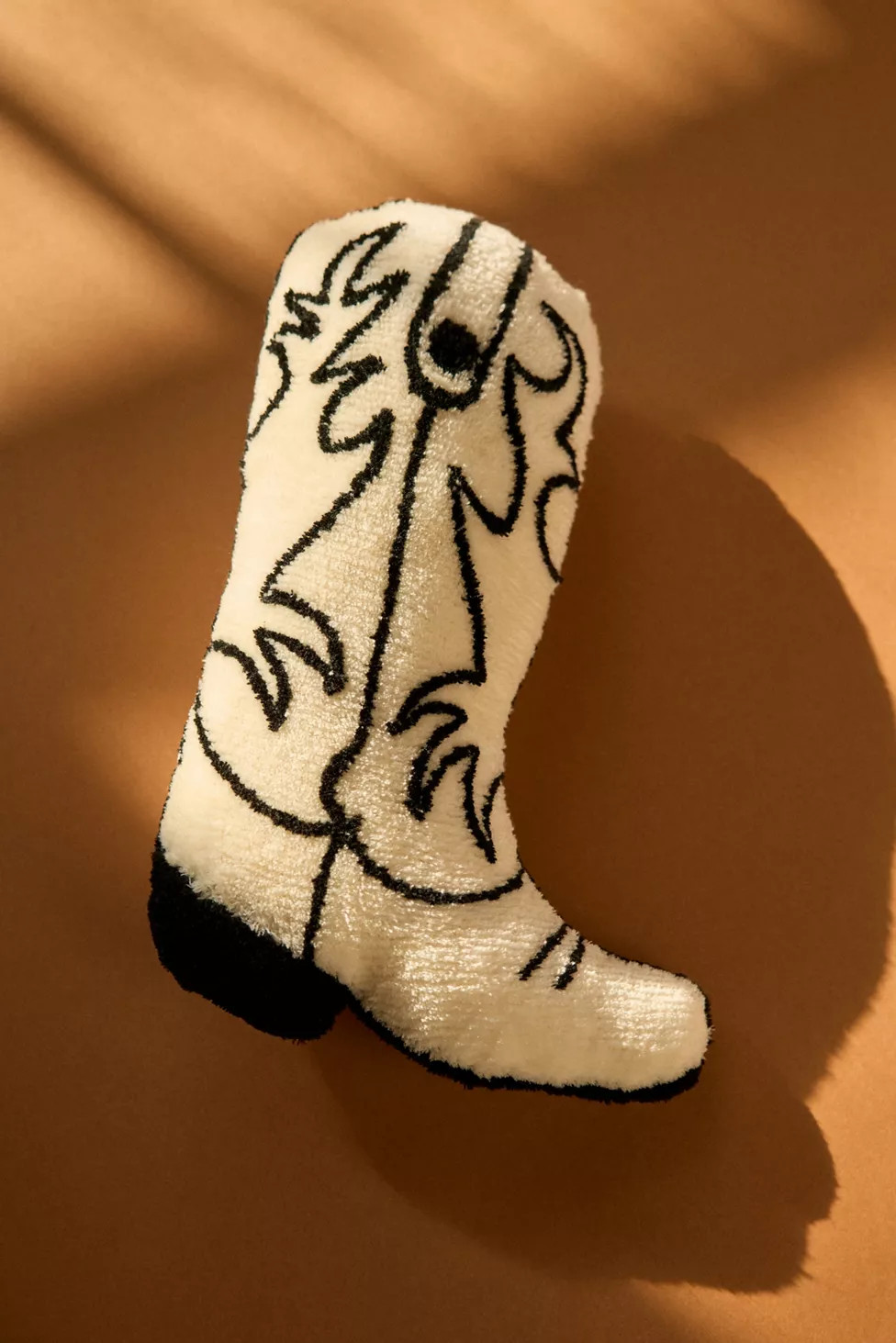 Cowboy Boot Tufted Throw Pillow | Urban Outfitters (US and RoW)