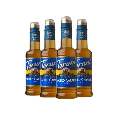 Torani Sugar Free Salted Caramel Syrup for Coffee Drinks and Desserts - 1500ml/4ct | Target