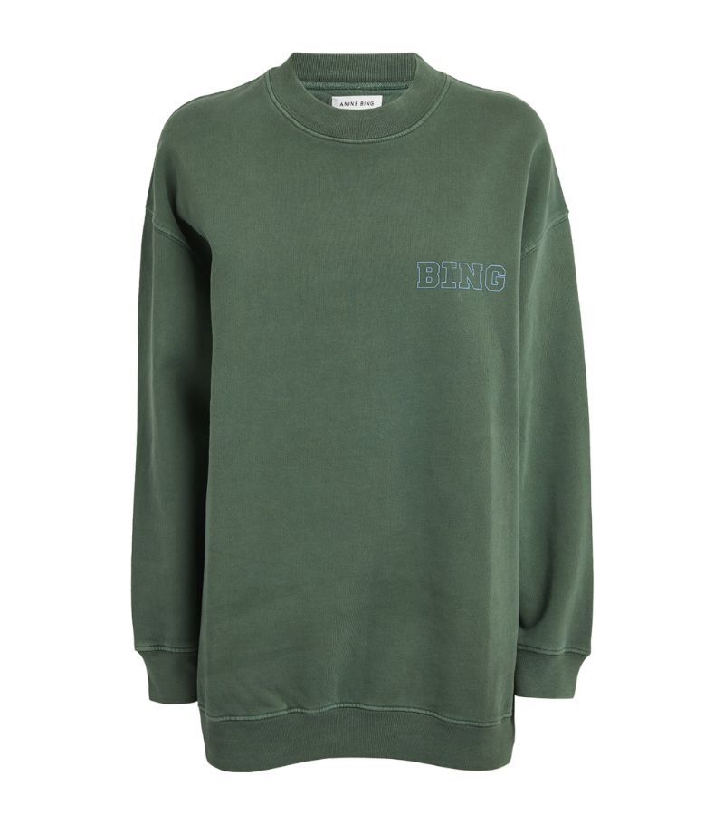 ANINE BING Organic Cotton Cody Sweatshirt | Harrods