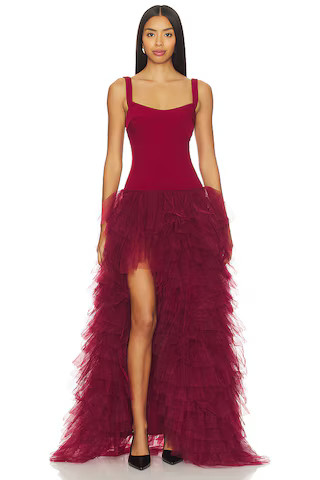 Lovers and Friends Bowie Gown in Wine from Revolve.com | Revolve Clothing (Global)