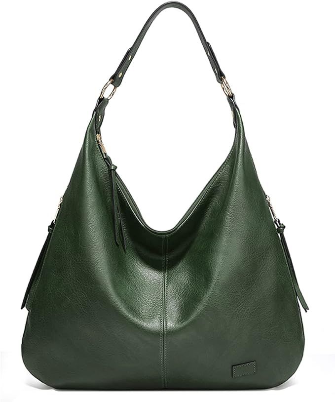 KKP Shoulder Hobo Bags for Women,Handbags Tote Large Faux Leather Purses | Amazon (US)