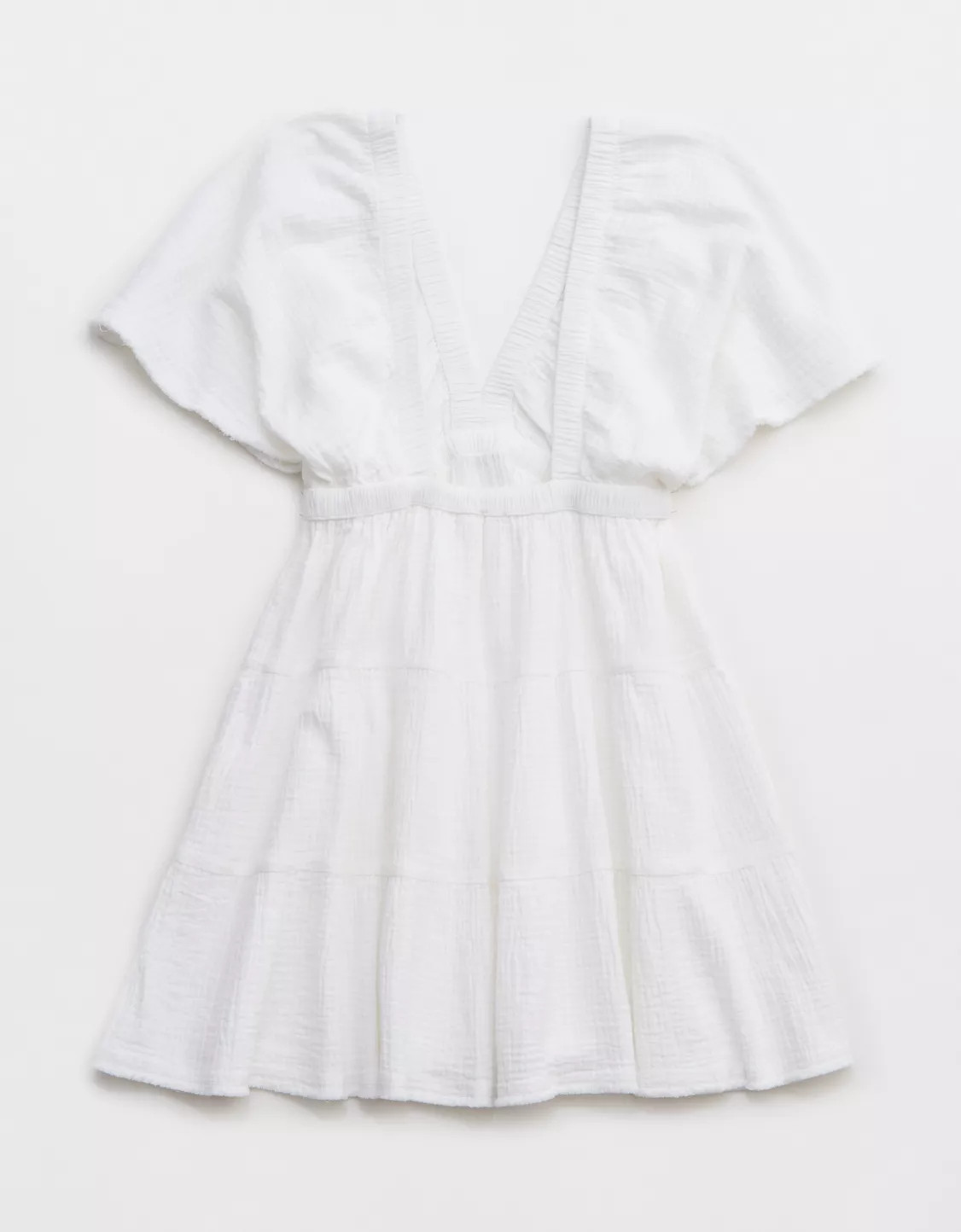 Aerie Pool-To-Party Flutter Sleeve Dress | Aerie