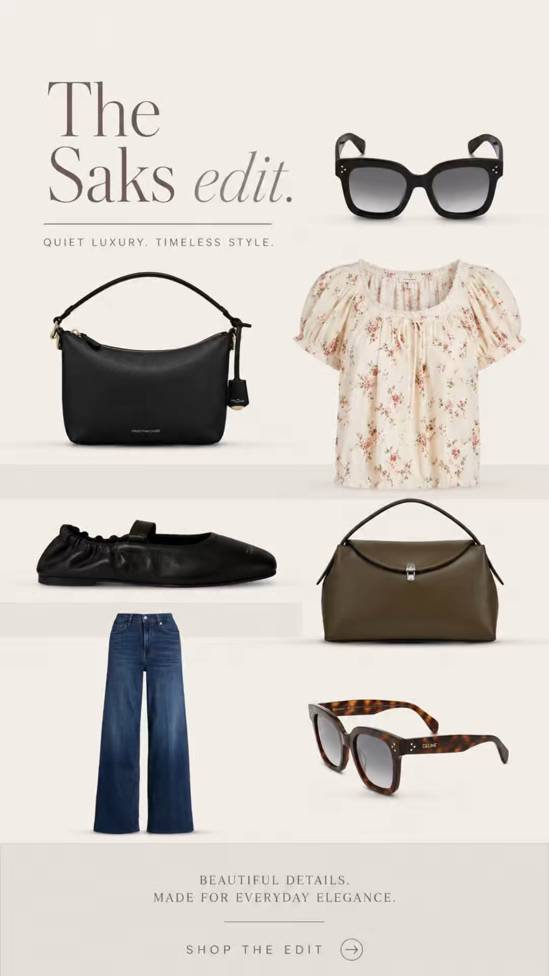 Items from @saks repeat this season.
Soft florals, elevated denim, timeless bags, and the chicest ballet flats and sunglasses that instantly make every outfit feel more polished and expensive without trying too hard.
Everything is linked in my LTK #saks #sakspartner