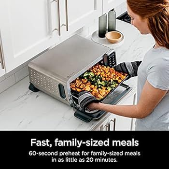 Ninja SP201 Digital Air Fry Pro Countertop 8-in-1 Oven with Extended Height, XL Capacity, Flip Up... | Amazon (US)