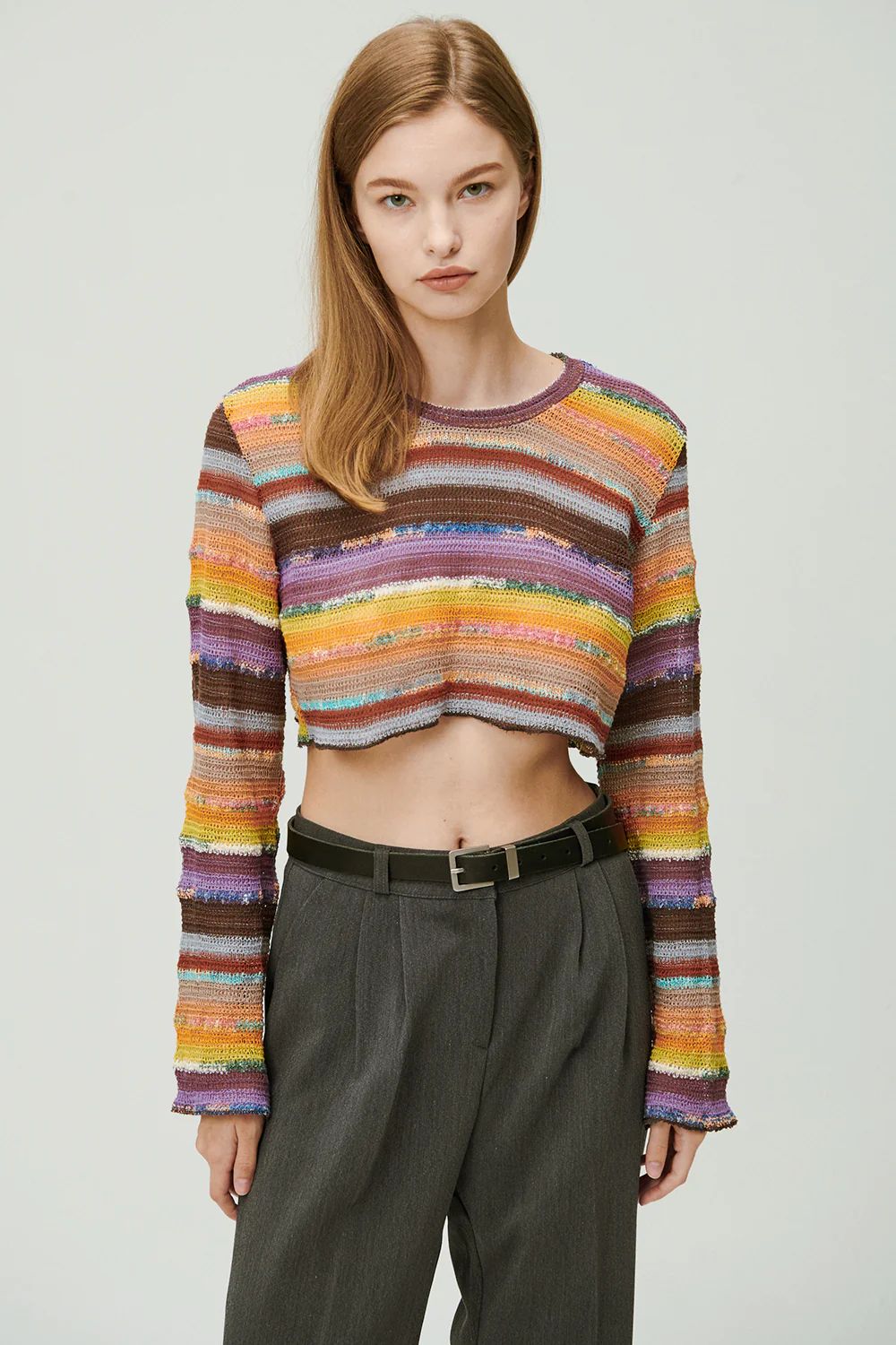 Janet Multi Color Knit Top | Storets (Global)
