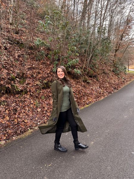 My favorite Kate Middleton inspired winter outfit! 

These black Levi jeans from Amazon are so comfy and fit perfectly! Also my green topcoat and green turtleneck are from Amazon for the best prices! My black boots are Wonderly from Belk and under $30! I linked similar silver hoop Huggies from Club Monaco  

#LTKsalealert #LTKstyletip #LTKshoecrush