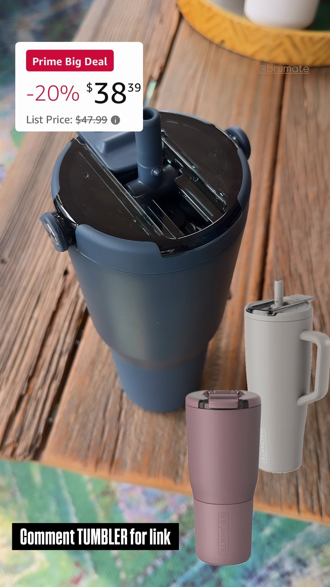 I’m a big fan of Brumate. Happy to see that several of their tumblers are included in the Amazon sale.