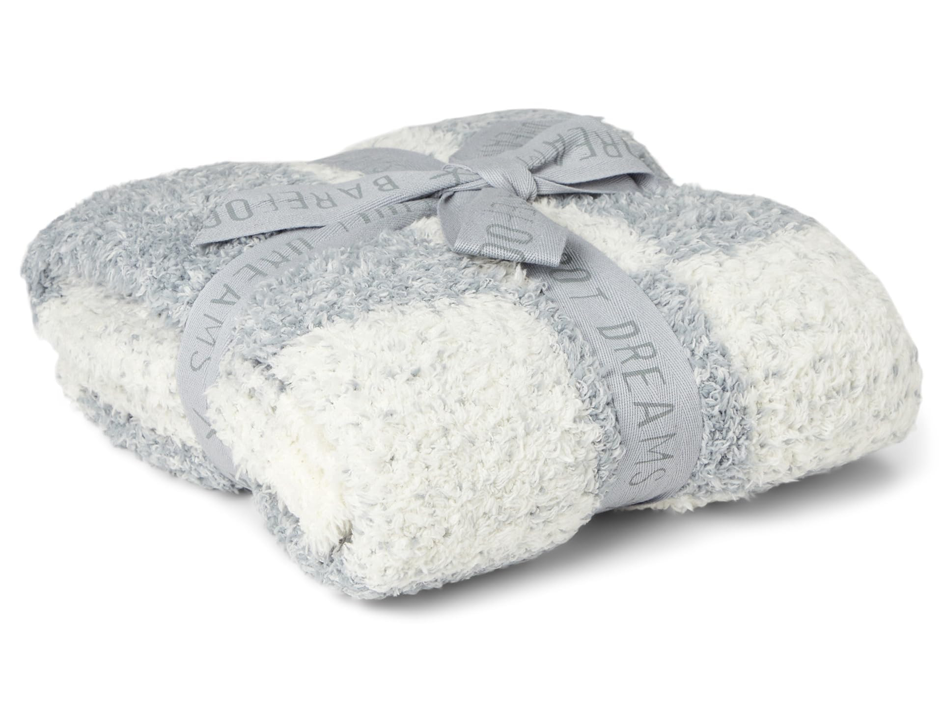 Barefoot Dreams, Unisex, CozyChic® Checkered Stroller Blanket (Infant), Moonbeam/Cream, Baby | Amazon (US)