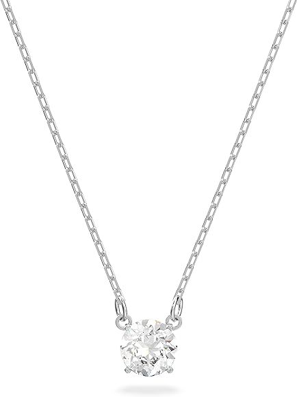 Swarovski Attract Necklace, Earring, and Bracelet Crystal Jewelry Collection, Rhodium Tone Finish | Amazon (US)