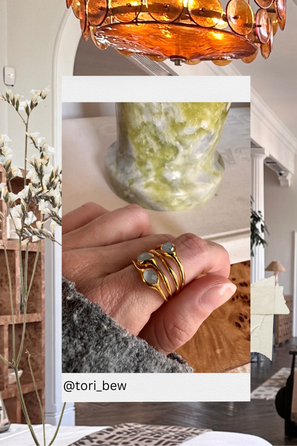 Beautiful Siren Cluster cocktail ring from Monica Vinader. Soho home accessories in back ground. Transitional accessories. Great jumper white jeans expensive candle vibes 

#LTKhome #LTKSeasonal #LTKstyletip