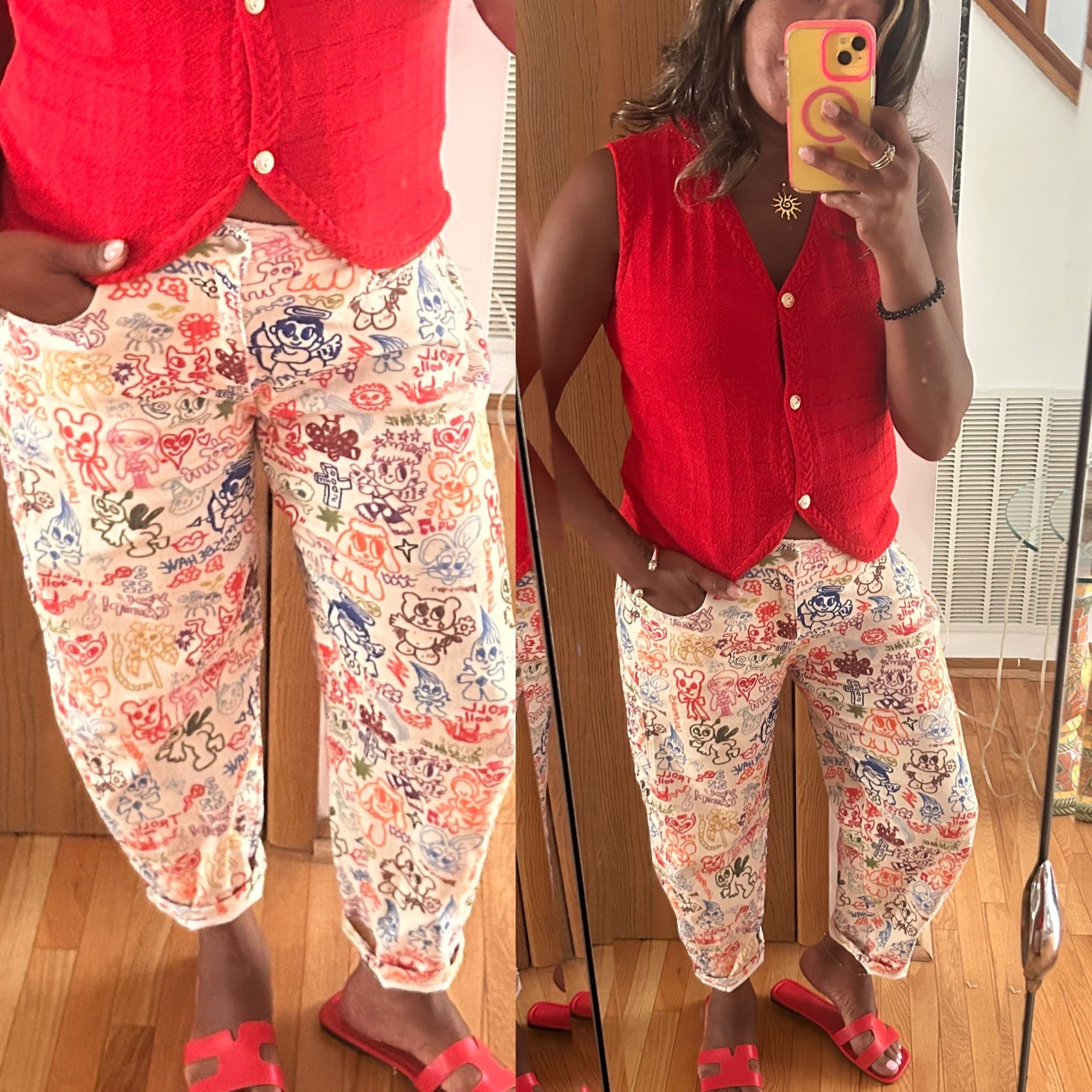 No matter where you go if you have these pants on, I promise People will talk to you about them. I’ve never seen pants like this and I think they may be my favorite especially because they were under $40!!!!  #YouWontRegretIt 

#LTKStyleTip #LTKOver40