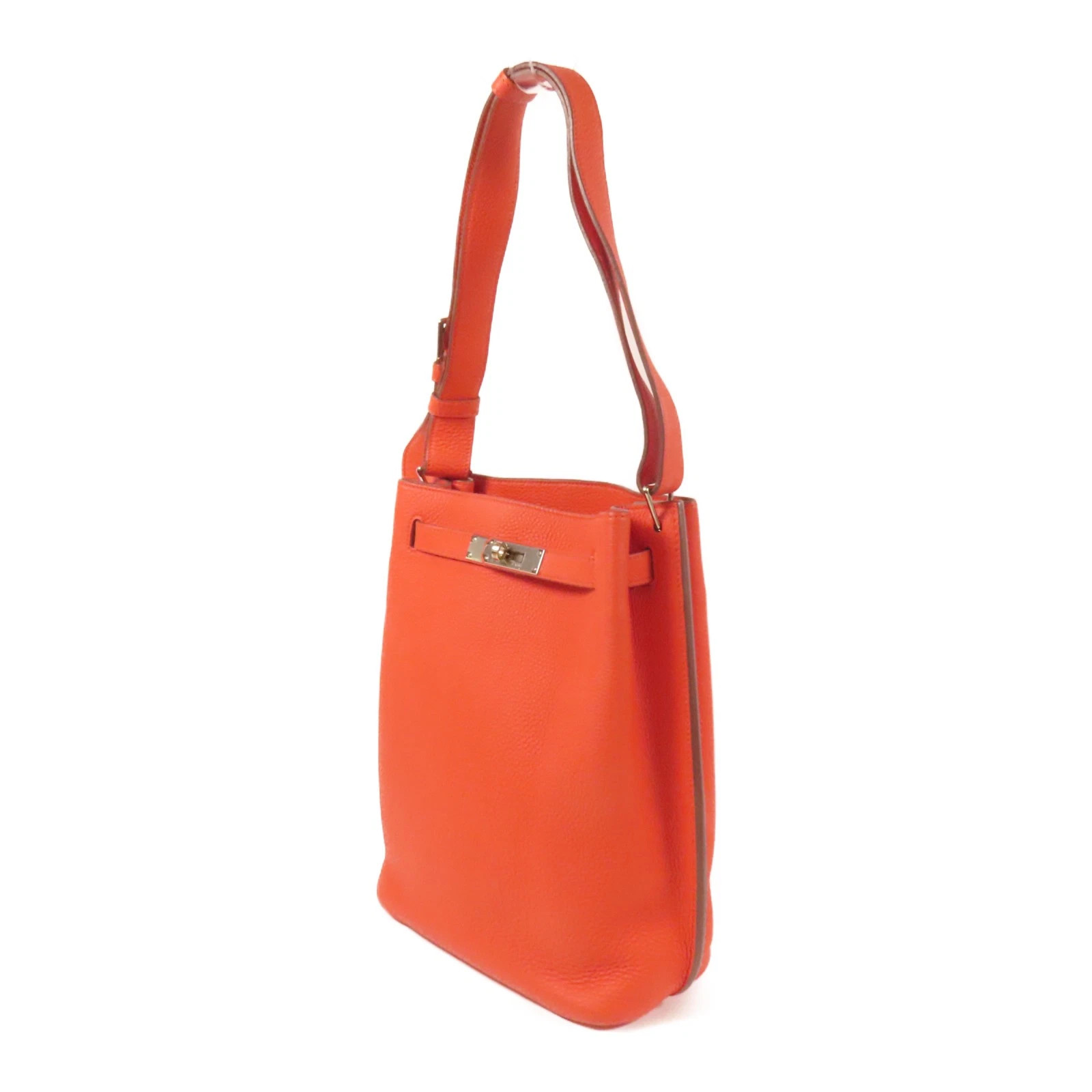 HERMES PHW So Kelly 22 Shoulder Bag Togo Leather Capucine | eBay US