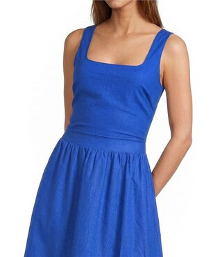 Sugarlips Epsie Square Neck Sleeveless Smocked Coordinating Crop Top | Dillard's | Dillard's