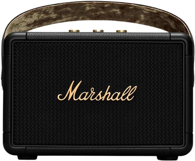 Marshall Kilburn II Bluetooth Portable Speaker - Black & Brass | Amazon (US)