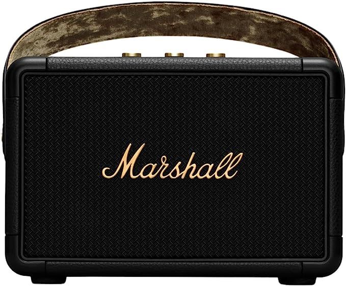 Marshall Kilburn II Bluetooth Portable Speaker - Black & Brass | Amazon (US)