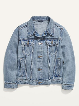 Gender-Neutral Cotton Non-Stretch Jean Jacket for Kids | Old Navy (US)