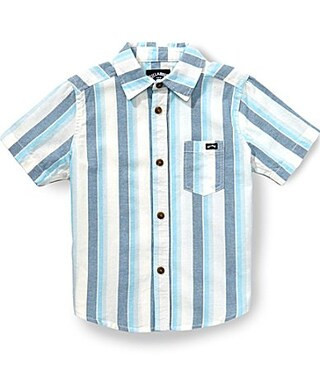 Billabong Little Boys Short Sleeve Sundays Button Front Woven Shirt - 4 | Dillard's